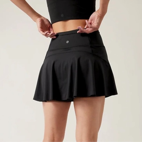 Athleta black Ace Tennis Skort 13.5" size Large - Picture 2 of 5